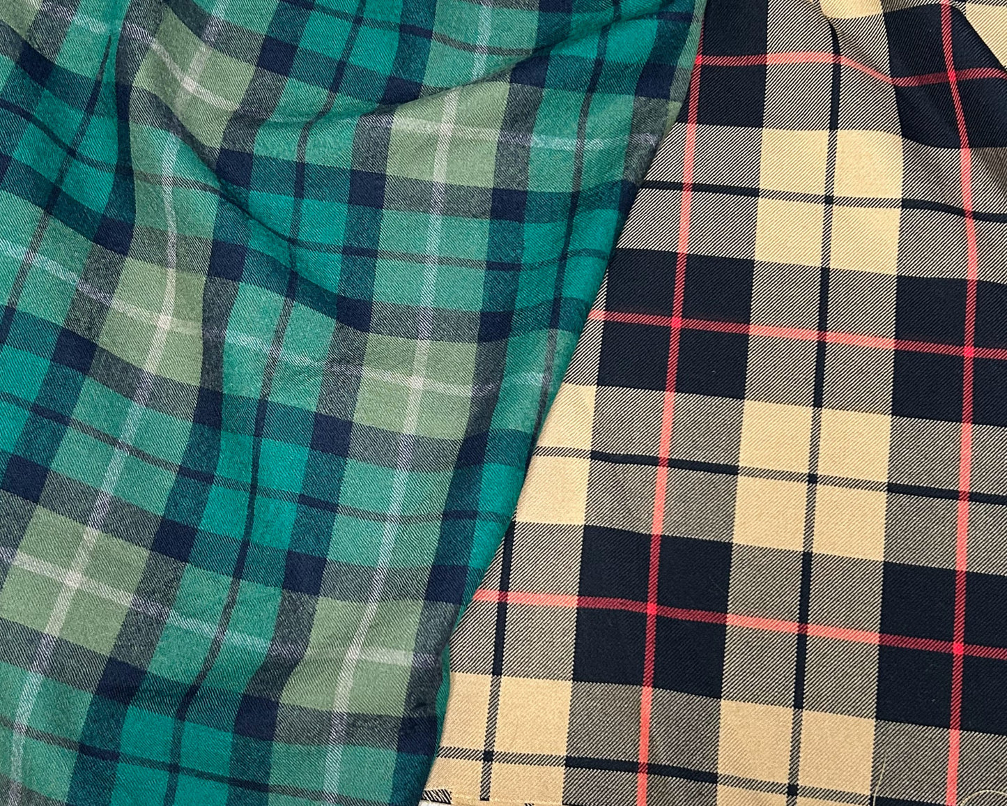 Gucci Green Check Wool