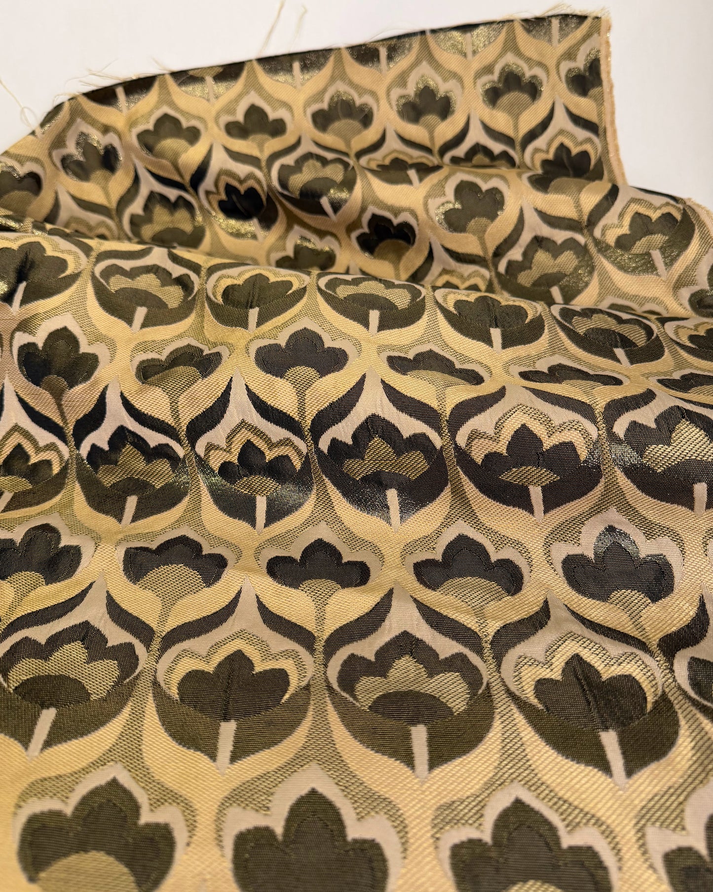 Italian Lurex Jacquard Deadstock