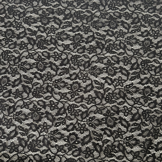 Black Stretch Lace