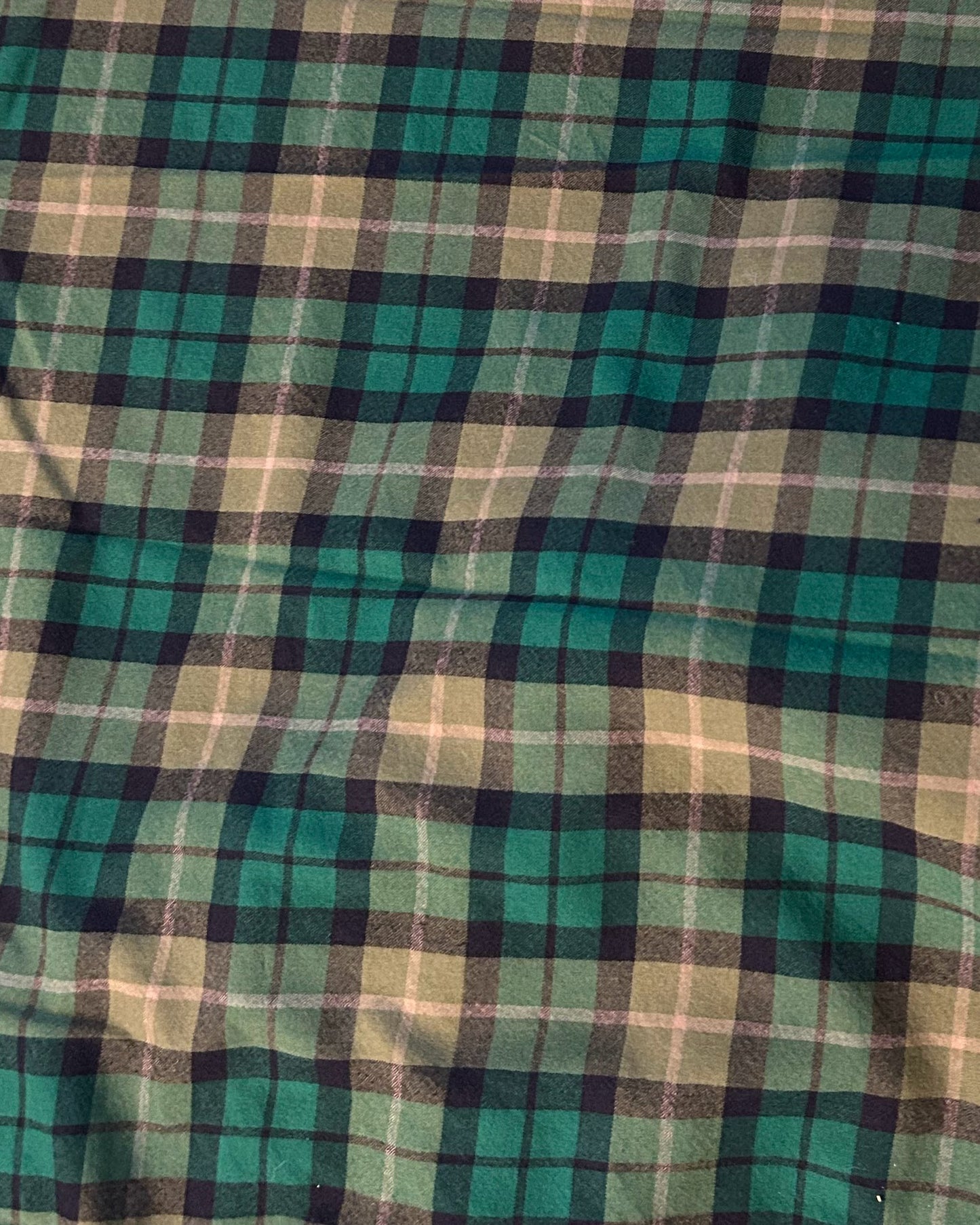 Gucci Green Check Wool