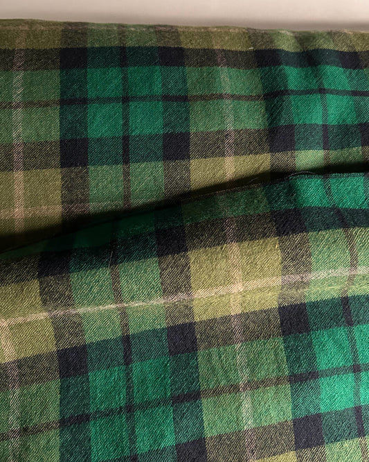 Gucci Green Check Wool