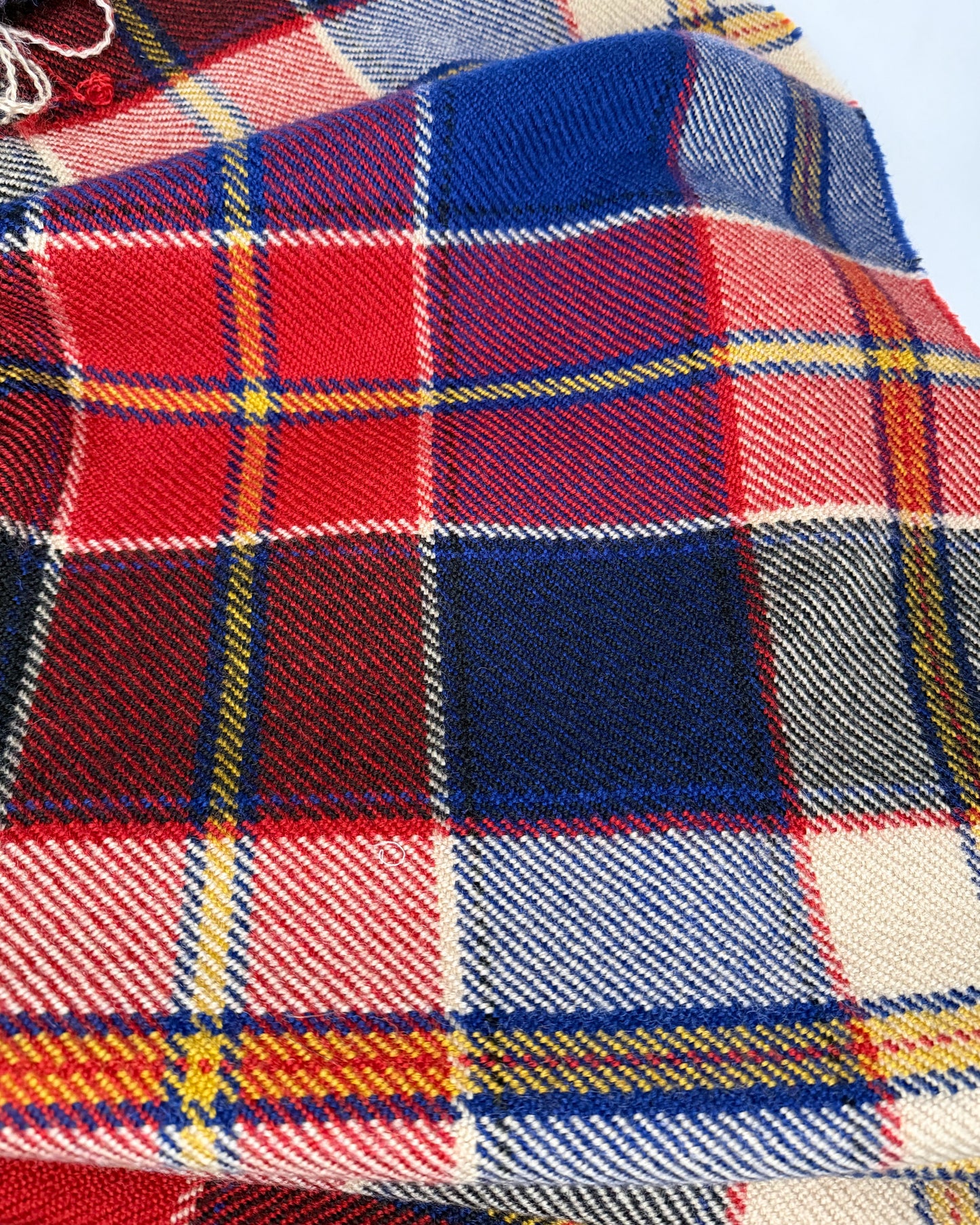 Versace 100% Wool Plaid