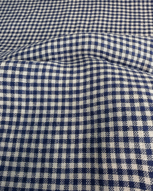 Gucci Navy Linen Check