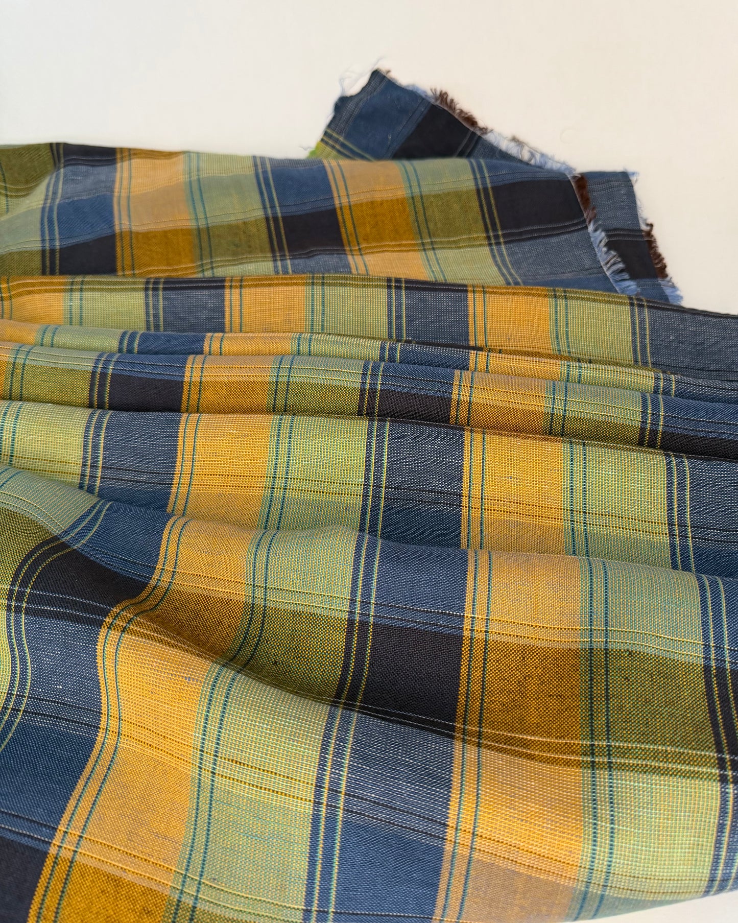 Gucci Plaid Linen Blend