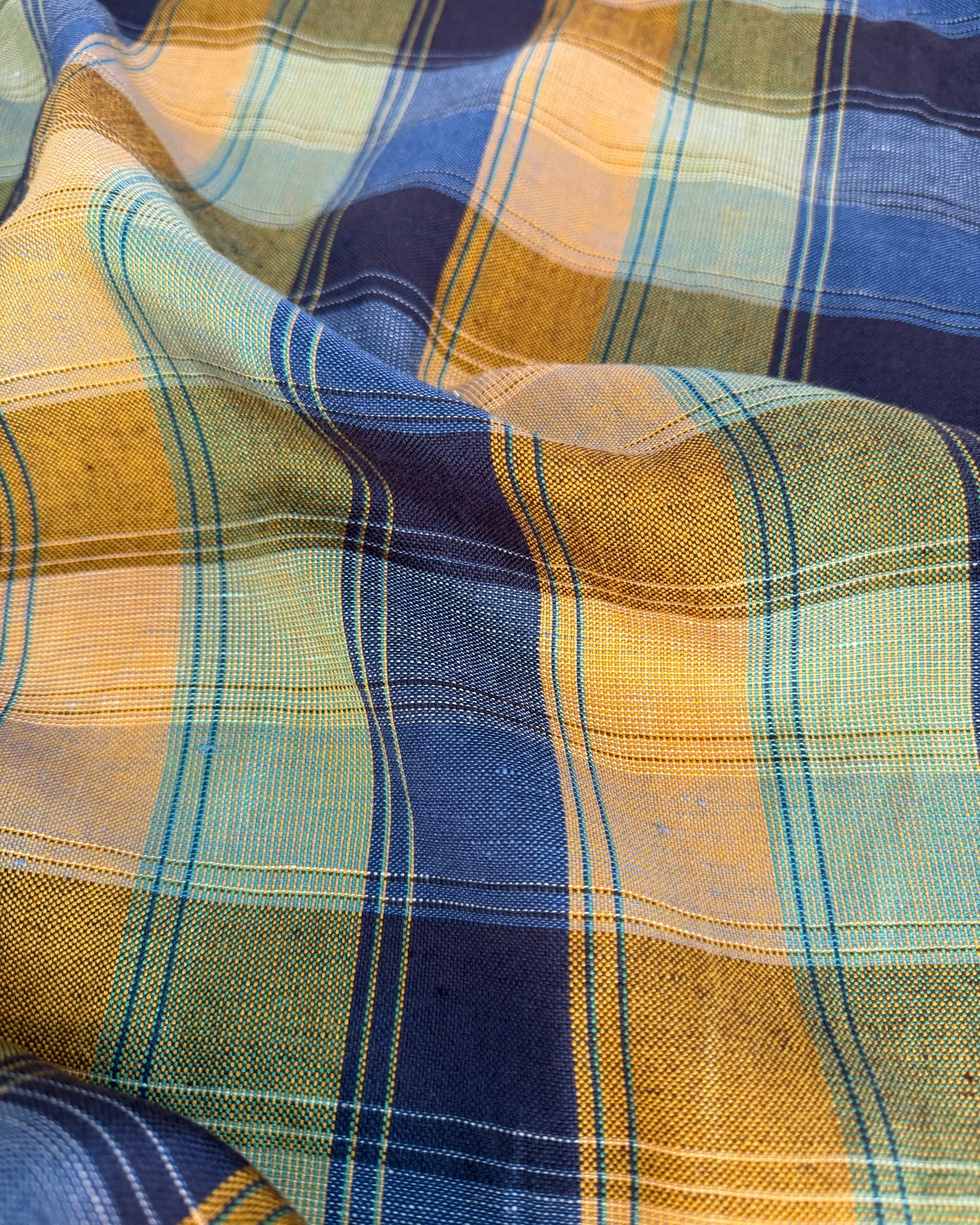 Gucci Plaid Linen Blend