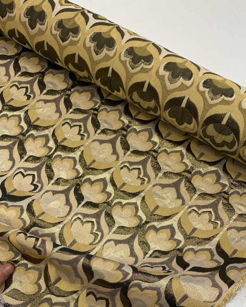 Italian Lurex Jacquard Deadstock